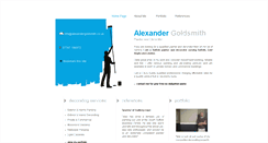 Desktop Screenshot of alexandergoldsmith.co.uk